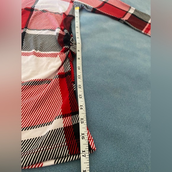 Love Maternity 2 piece pajama size:2x long sleeve red,black & white - Picture 7 of 17